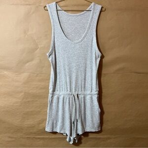 Vuori Light Gray Sleeveless Jumpsuit